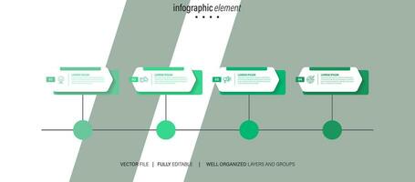 Vector Infographic report template