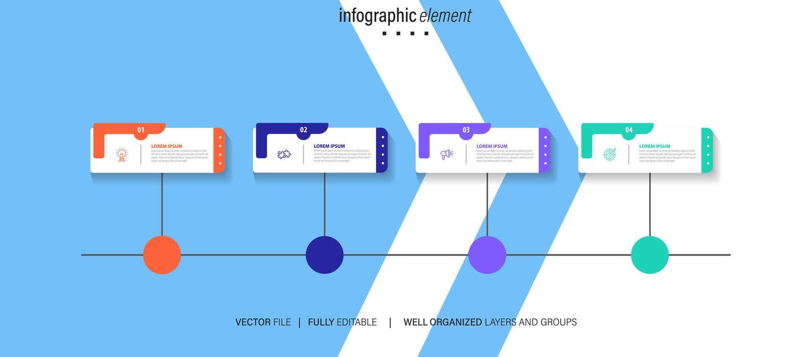 Sequence Infographic Vector Art, Icons, and Graphics for Free Download