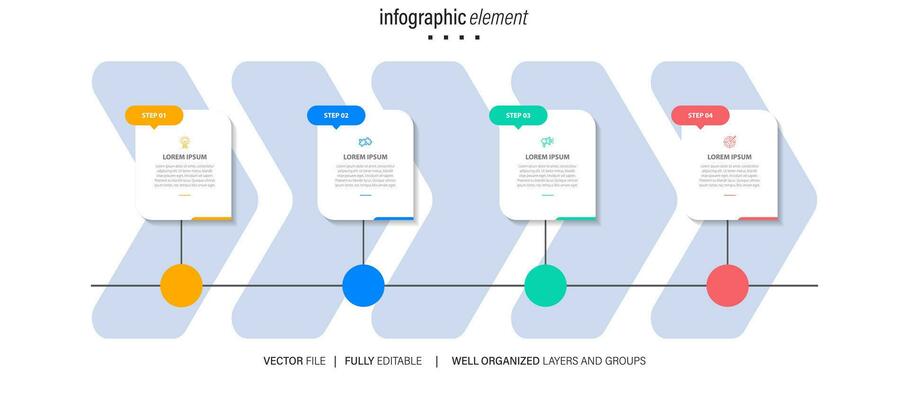 Sequence Infographic Vector Art, Icons, and Graphics for Free Download
