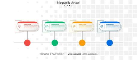 Infographic template elements. vector