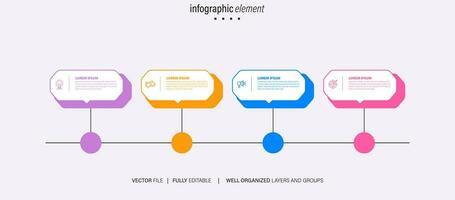 business infographic template concept design vector