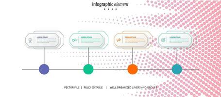 negocio información monitor proceso gráfico resumen elemento de el diagrama diagrama con paso, opción, sección o proceso vector negocio modelo para presentación creativo concepto para infografía