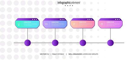 Infographic elements data visualization vector