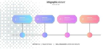 infografía elementos datos visualización vector