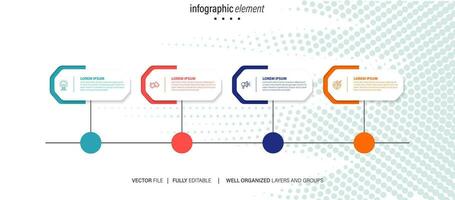 infografía elementos datos visualización vector