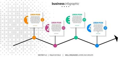 vector infographic elements with icons.