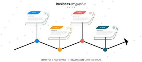 Set of infographic elements data visualization vector design template. Can be used for steps, options, business process, workflow, diagram, flowchart concept, timeline, marketing icons, info graphics.