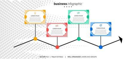 Colorful statistics or economy concept infographic charts set. Business design elements for presentation slide templates. For corporate report, advertising, leaflet layout and poster design. vector