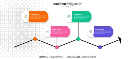 conjunto de infografía elementos datos visualización vector diseño modelo. lata ser usado para pasos, opciones, negocio proceso, flujo de trabajo, diagrama, diagrama de flujo concepto, línea de tiempo, márketing iconos, informacion gráficos.