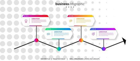 Vector infographic template