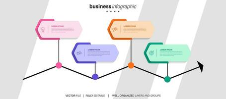 Set of infographic elements data visualization vector design template. Can be used for steps, options, business process, workflow, diagram, flowchart concept, timeline, marketing icons, info graphics.