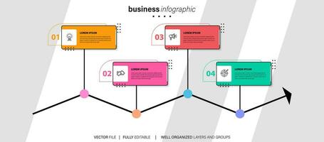 conjunto de infografía elementos datos visualización vector diseño modelo. lata ser usado para pasos, opciones, negocio proceso, flujo de trabajo, diagrama, diagrama de flujo concepto, línea de tiempo, márketing iconos, informacion gráficos.