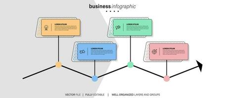 Infographic elements data visualization vector