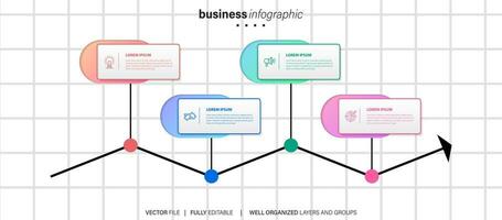 infografía elementos datos visualización vector