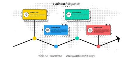 Infographic elements data visualization vector