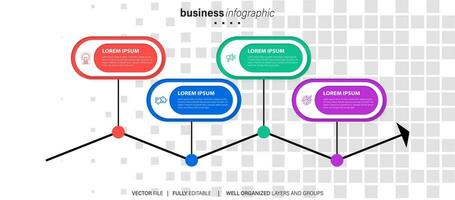 infografía elementos datos visualización vector