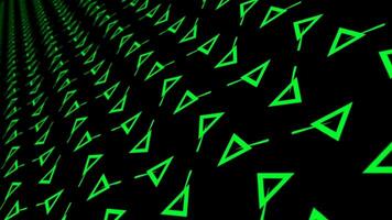 Green Triangle Background Stock Video Effects VJ Loop Abstract Animation HD 2K 4K.mp4