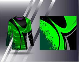 Sports jersey and tshirt template sports design for football racing gaming jersey vector