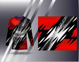 Sports jersey and tshirt template sports design for football racing gaming jersey vector