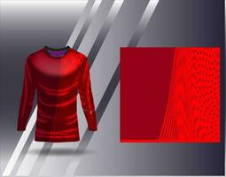 Sports jersey and tshirt template sports design for football racing gaming jersey vector