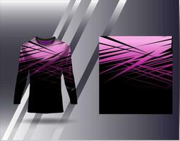 Sports jersey and tshirt template sports design for football racing gaming jersey vector