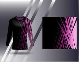 Sports jersey and tshirt template sports design for football racing gaming jersey vector