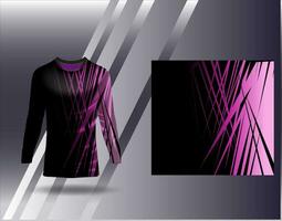 Sports jersey and tshirt template sports design for football racing gaming jersey vector