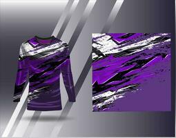 Sports jersey and tshirt template sports design for football racing gaming jersey vector