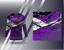 Sports jersey and tshirt template sports design for football racing gaming jersey vector