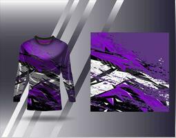 Sports jersey and tshirt template sports design for football racing gaming jersey vector