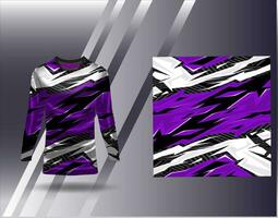 Sports jersey and tshirt template sports design for football racing gaming jersey vector