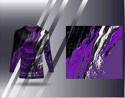 Sports jersey and tshirt template sports design for football racing gaming jersey vector