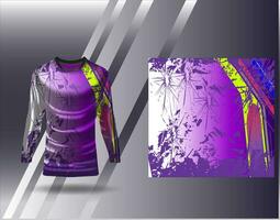 Sports jersey and tshirt template sports design for football racing gaming jersey vector