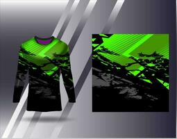 Sports jersey and tshirt template sports design for football racing gaming jersey vector