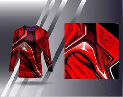 Sports jersey and tshirt template sports design for football racing gaming jersey vector