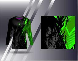 Sports jersey and tshirt template sports design for football racing gaming jersey vector