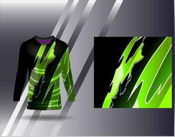 Sports jersey and tshirt template sports design for football racing gaming jersey vector