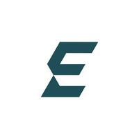 Letter E logo design element with modern concept style vector