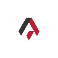 Letter A logo design element for initial or business vector