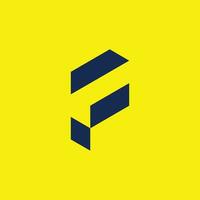 letra F logo diseño icone elemento para inicial o negocio vector