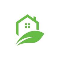 Green house logo design icon element vector with creative modern style