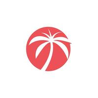 Palm logo design icon element vector idea