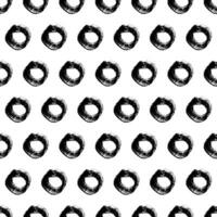 Seamless pattern with sketch circles shape vector