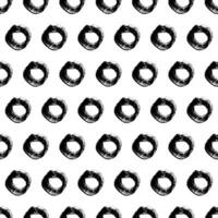 Seamless pattern with sketch circles shape vector