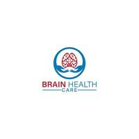 Brain hand vector logo template. This design use mind symbol. Suitable for health, education, business or science.