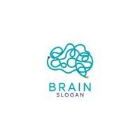 Human Brain Vector Line Icon