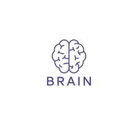 brain connect logo design ready to use vector