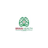 brain health logo vector