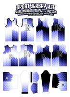 Chevron Traditional Purple Jersey Design Sportswear Pattern Template vector