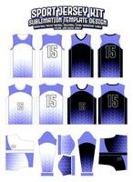 Chevron Purple Jersey Design Sportswear Pattern Template vector